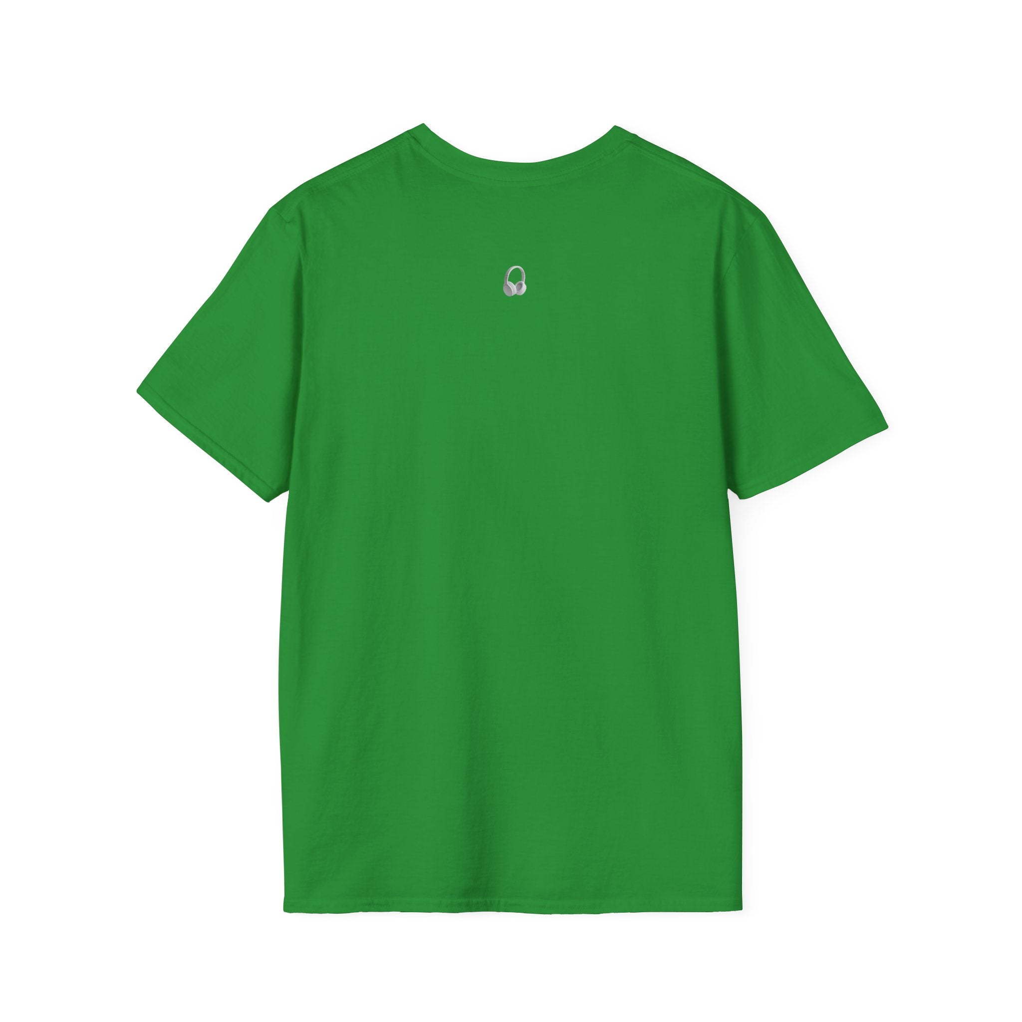 "DJ VAMP" 🎧Signature Logo Tee – Bold, Loud, and Made to Move - QR